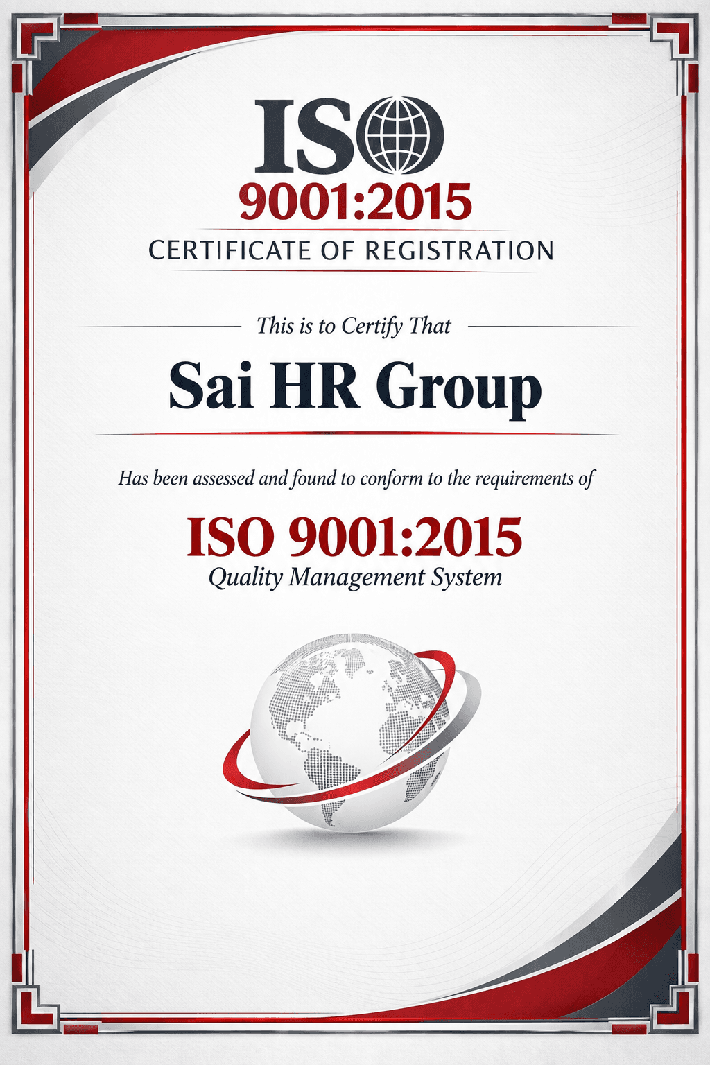 BizSafe Level 3 certificate